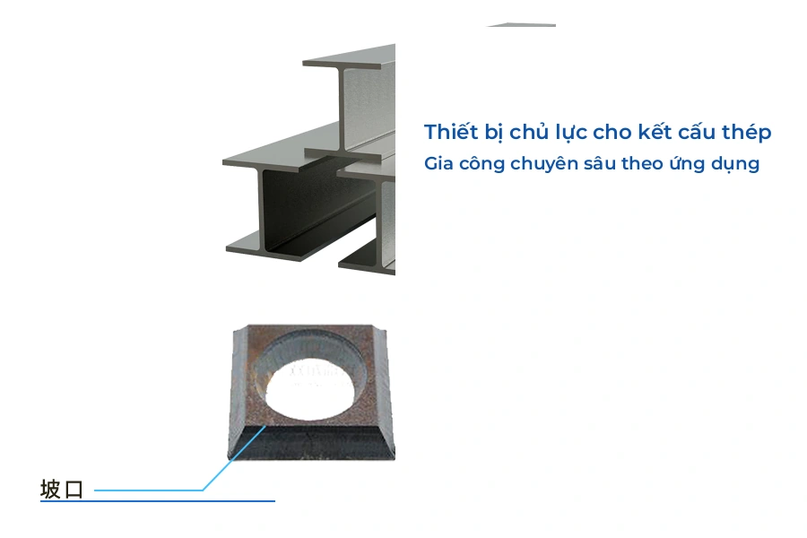 Gia công kết cấu thép trên máy cắt laser HD