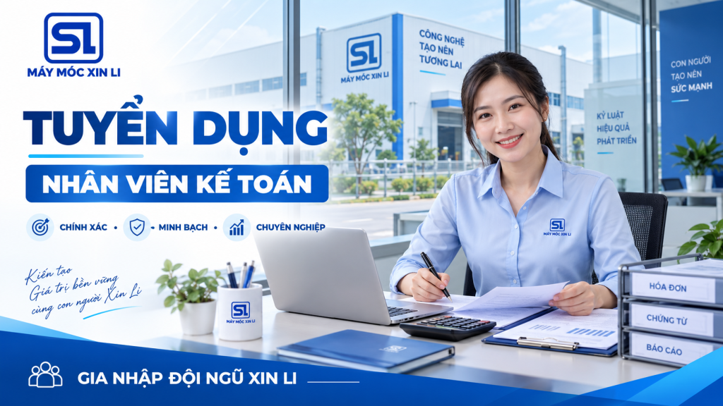 Ảnh bìa tuyển dụng nhân viên kế toán Xinli