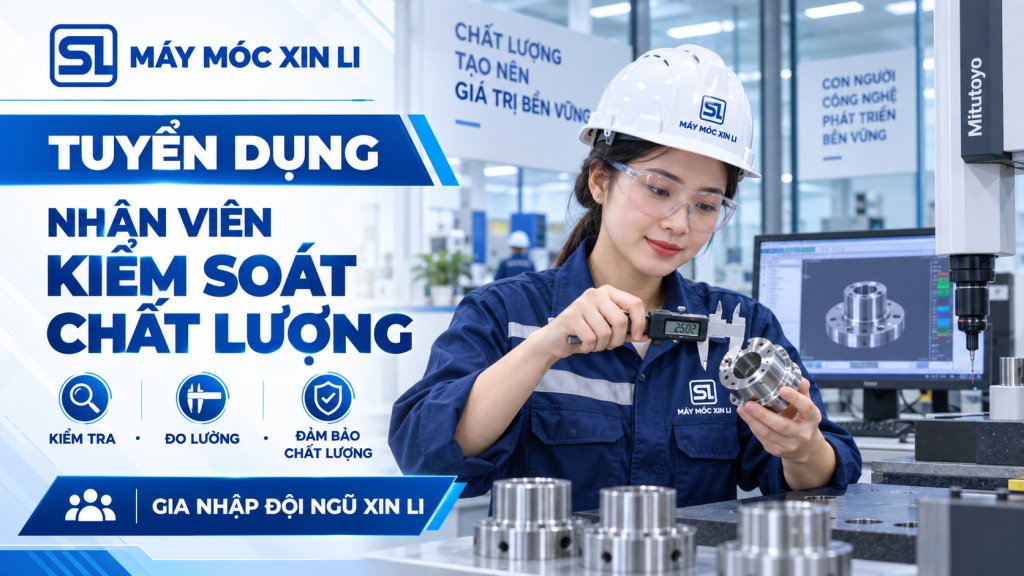 Ảnh bìa tuyển dụng nhân viên kiểm soát chất lượng Xinli