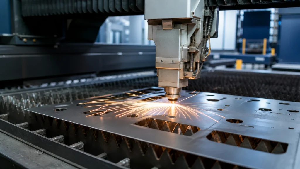 Ảnh chụp minh họa thực tế 1 cho bài viết Công nghệ cắt laser fiber đem lại hiệu quả vượt trội trong gia công kim loại tấm