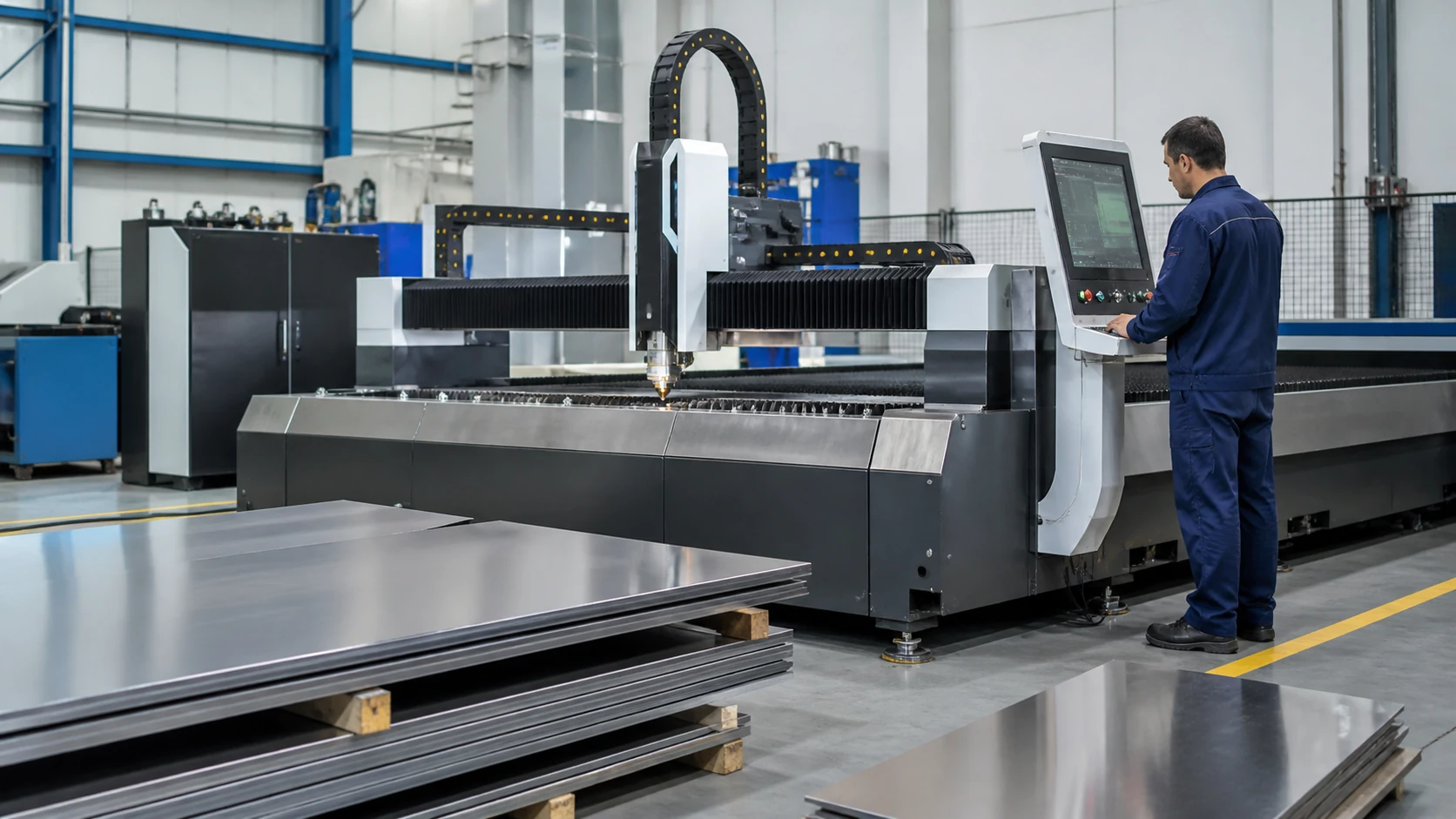Ảnh chụp thực tế minh họa khi nào nên đầu tư máy cắt laser fiber? trong cắt laser fiber