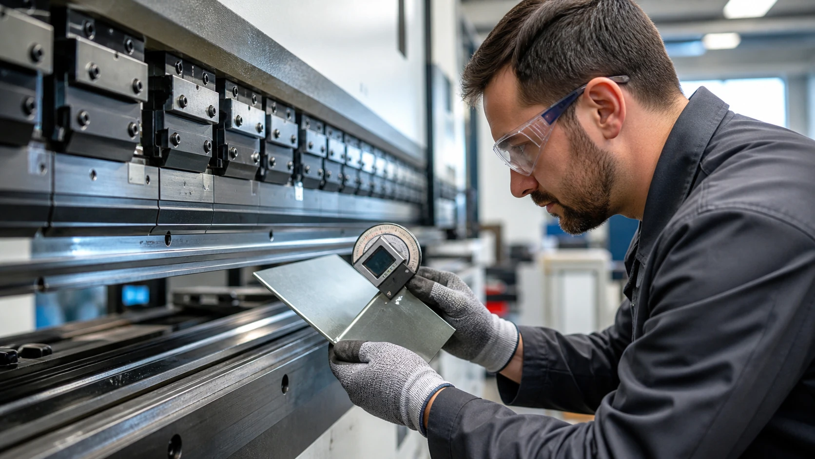 Ảnh chụp thực tế minh họa chọn máy theo định hướng sản xuất trong máy chấn CNC