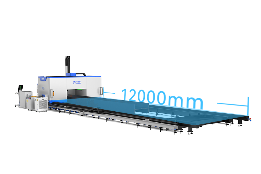 Khổ gia công lớn của máy cắt laser thép định hình dòng H