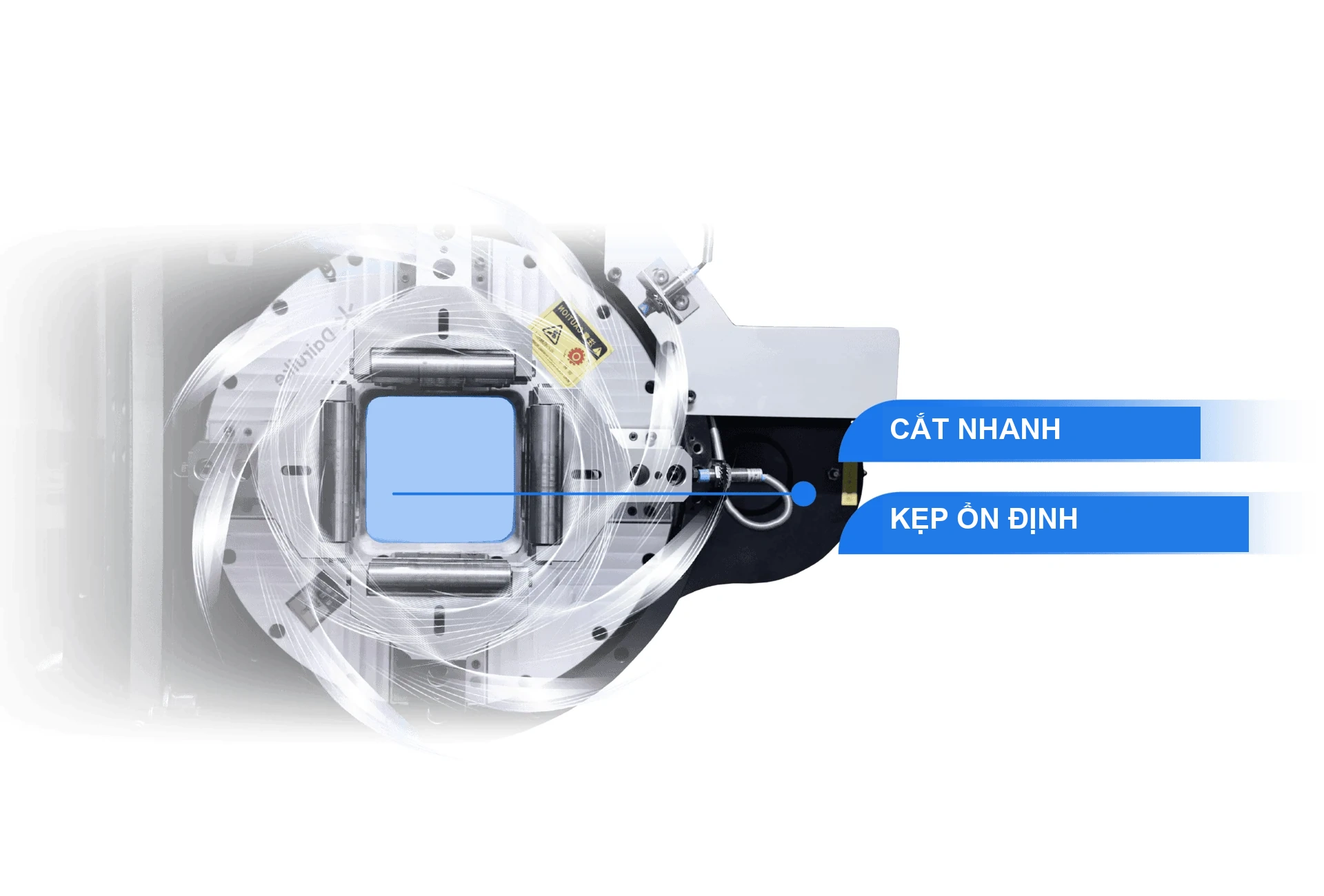 Cắt vát ±45° (tùy chọn) của K12CP