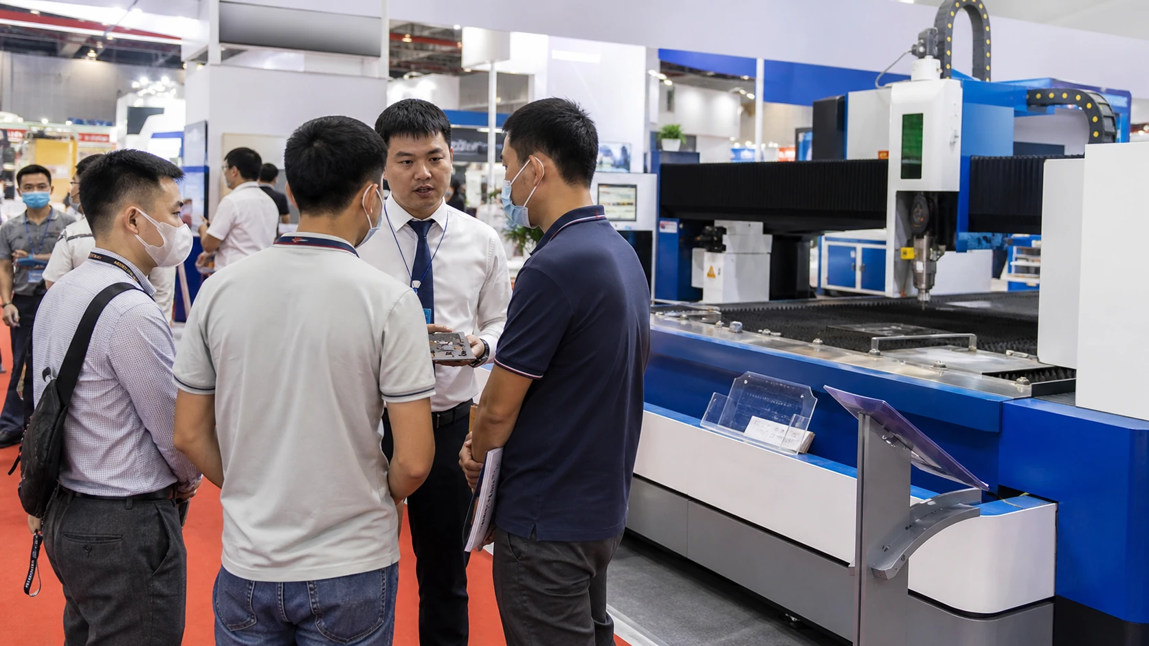 Ảnh chụp minh họa thực tế 1 cho bài viết Xinli Machinery tham dự triển lãm Metalex Vietnam 2025