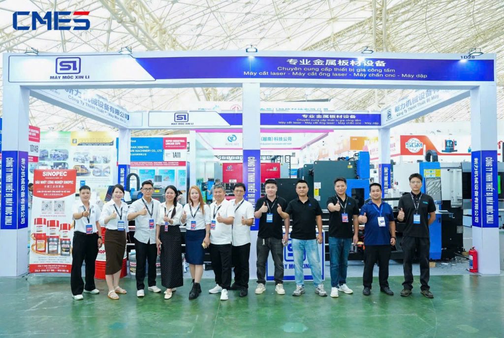 Gian hàng và đội ngũ Công ty TNHH Thiết Bị Máy Móc Xin Li (Xilin) tại CMES Vietnam 2026, VEC Đông Anh